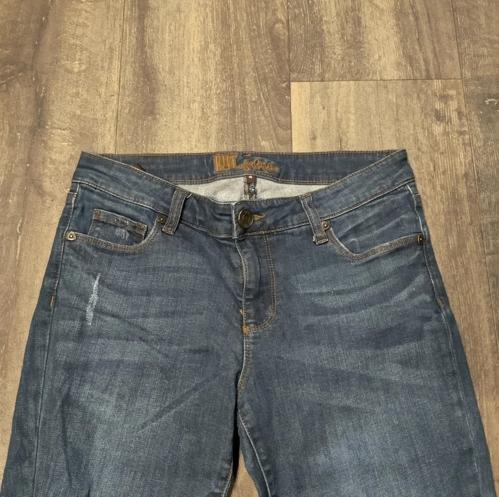 Kut from the Kloth Skinny Raw Hem Jean - Picture 3 of 6